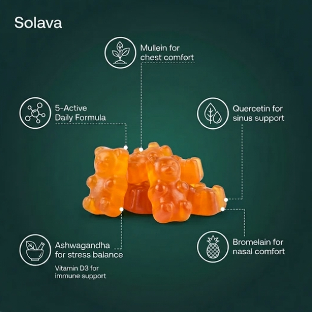 Solava Mullein Gummies